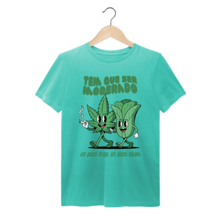 Nome do produto Tem Que Ser Moderado - Camiseta Estonada