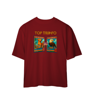 Nome do produto Top Trunfo: Vira-Lata Caramelo vs Águia Americana - Camiseta Oversized