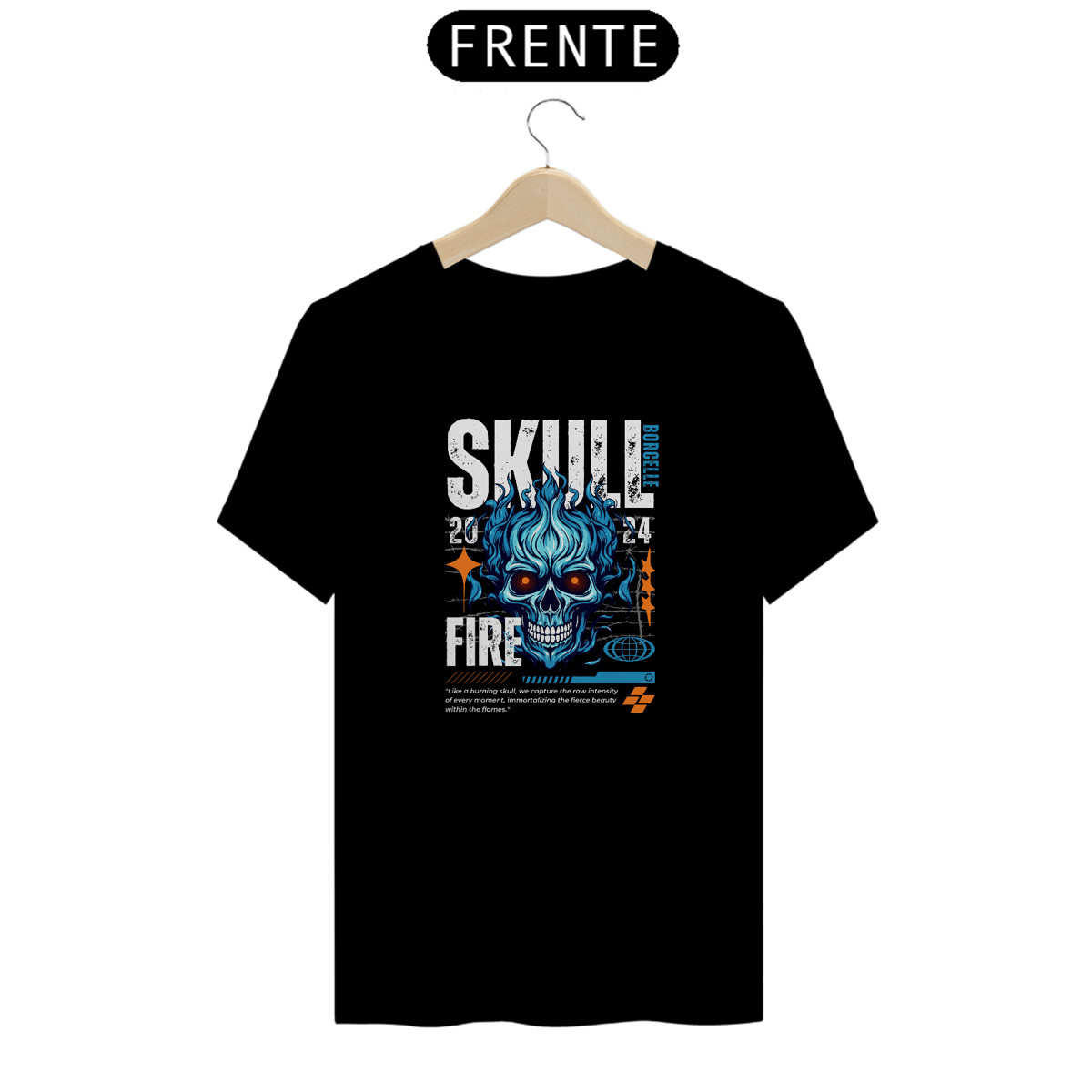 Nome do produto: Blue Skull – O Estilo Sombrio com Atitude!