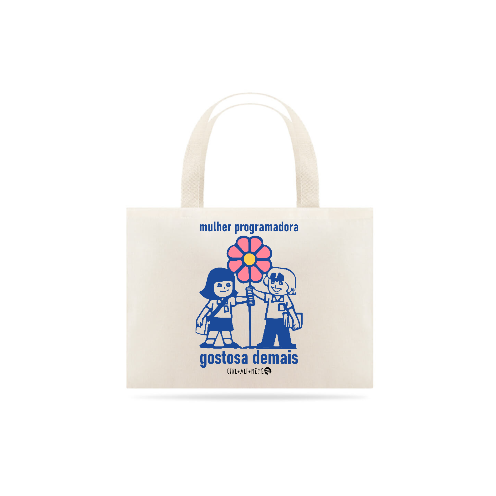 ECOBAG - MULHER PROGRAMADORA GOSTOSA DEMAIS