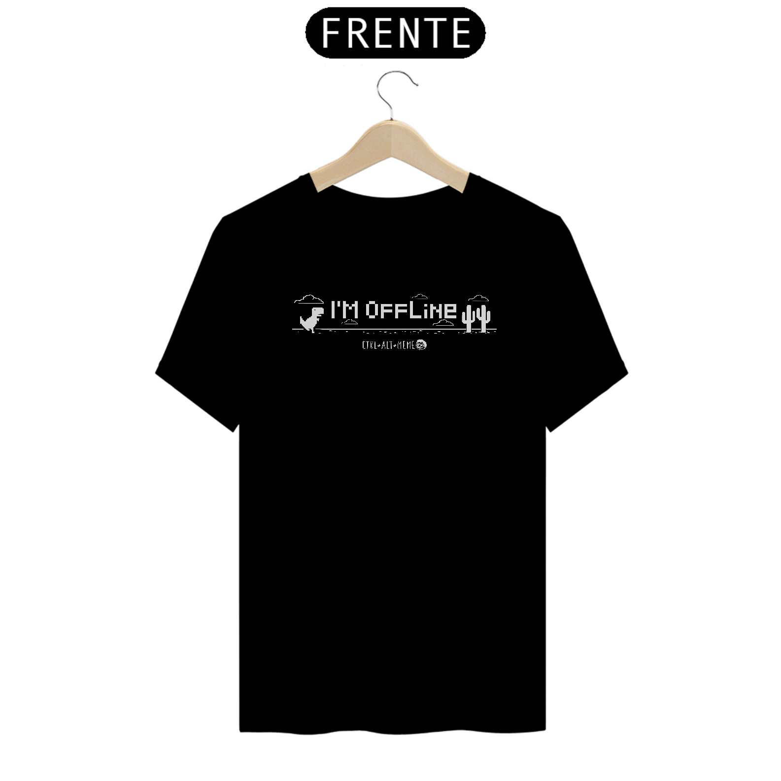CAMISETA - DINO I'M OFFLINE