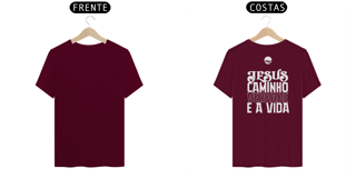 Nome do produto Camiseta - Jesus, Caminho, Verdade e Vida