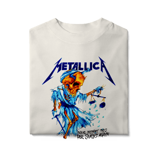 Nome do produto METALLICA - CAMISETA OVERSIZED