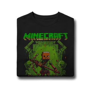 Nome do produto MINECRAFT - CAMISETA INFANTIL QUALITY 10 A 14