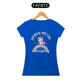 Nome do produto Baby look Heavy Metal and Camping