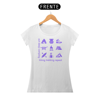 Nome do produto Baby look Eat Sleep Camping Hiking Trekking Repeat