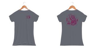 Nome do produto Baby look Dry UV Camping & Coffee (Onça)