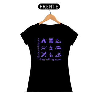 Nome do produto Baby look Eat Sleep Camping Hiking Trekking Repeat