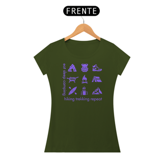 Nome do produto Baby look Eat Sleep Camping Hiking Trekking Repeat