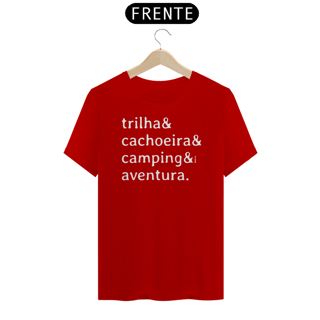 Nome do produto Camiseta Trilha & Cachoeira & Camping & Aventura 2