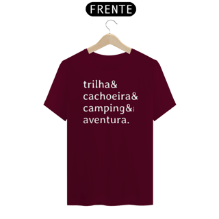 Nome do produto Camiseta Trilha & Cachoeira & Camping & Aventura 2