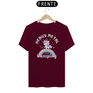 Nome do produto Camiseta Heavy Metal and Camping