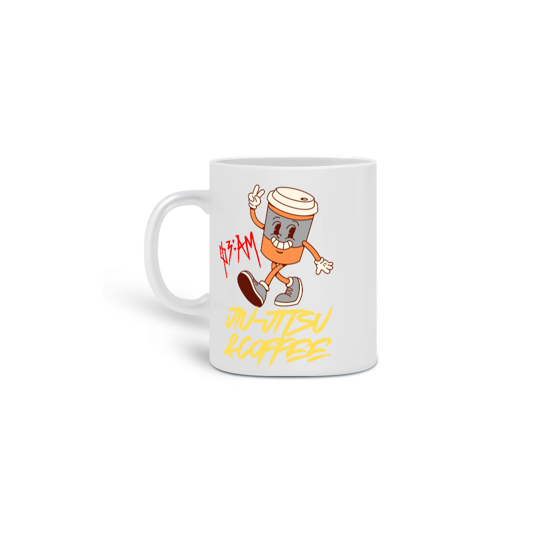 Nome do produto: CANECA JIU JITSU E COFFEE