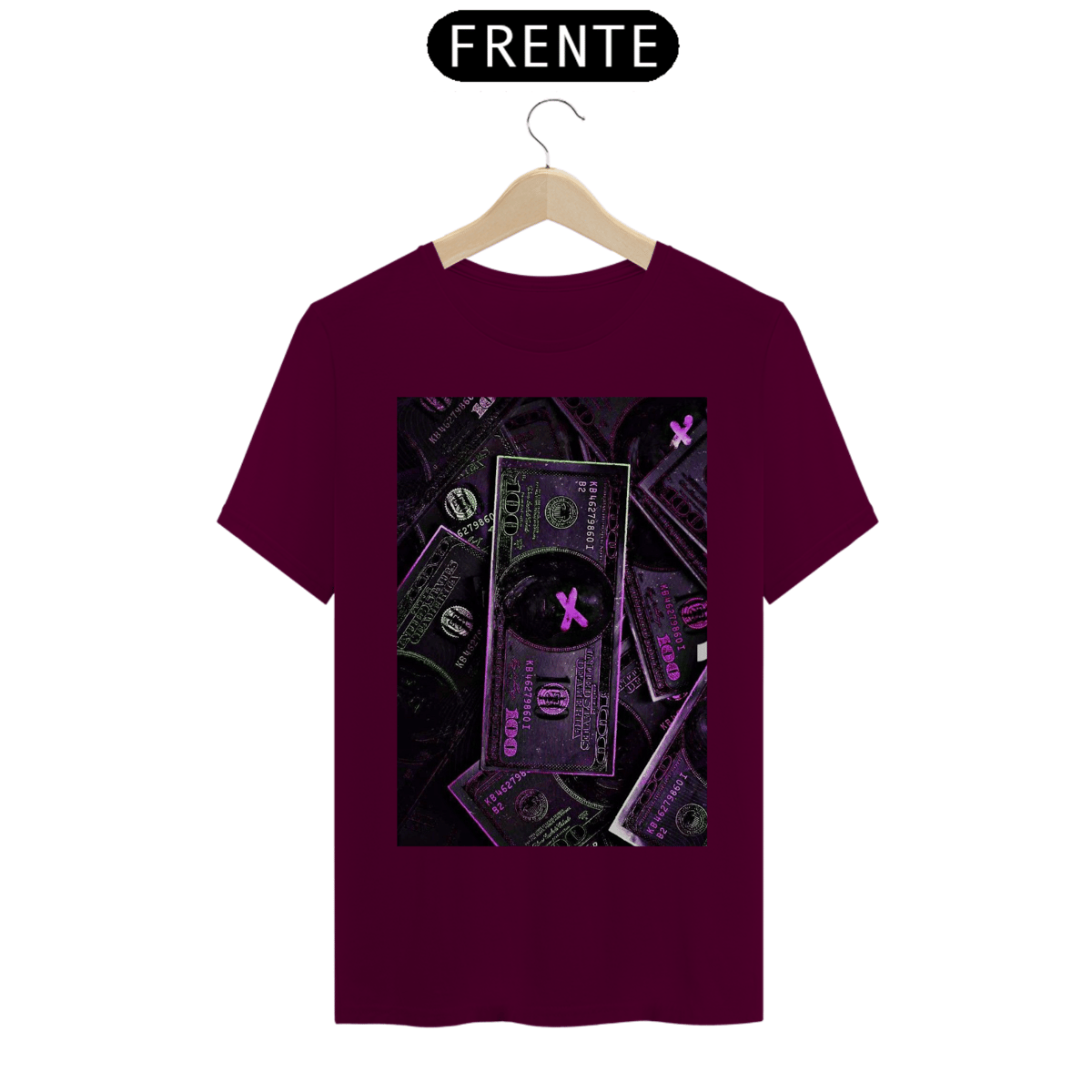 Nome do produto: Camiseta estampa Nota Neon