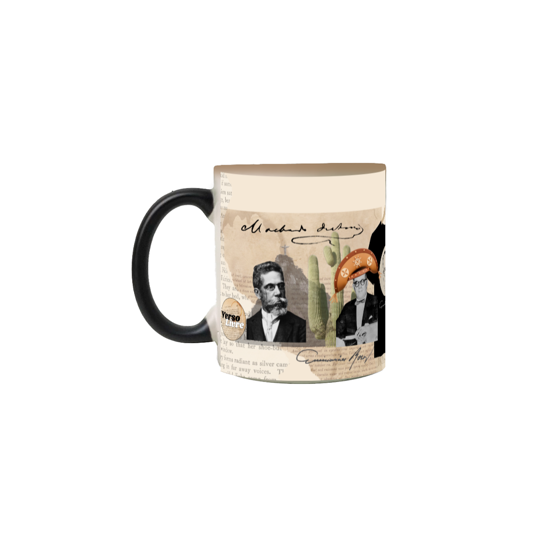Caneca Mágica Exclusiva Verso Livre