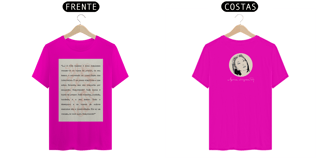 Nome do produto T-Shirt Clarice Lispector
