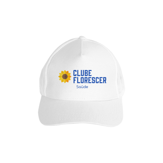Boné Logo Florescer Branco