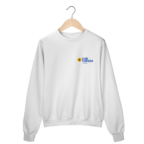 Moletom Blusão Florescer Logo Pequena