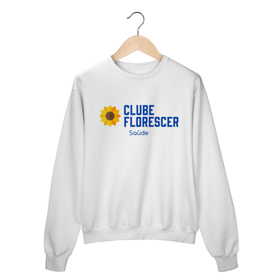 Moletom Blusão Florescer Logo Grande