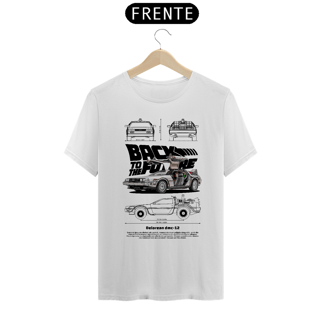 Nome do produto Camiseta DeLorean De Volta Para o Futuro Branca