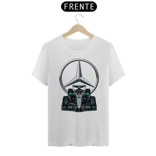 Nome do produto Camiseta Mercedes Logo e Carro
