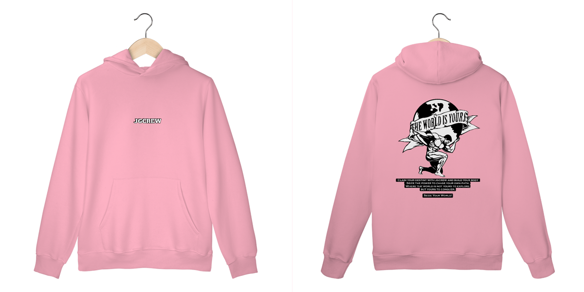 Nome do produto: JGCREW + SCARFACE MOLETOM CANGURU