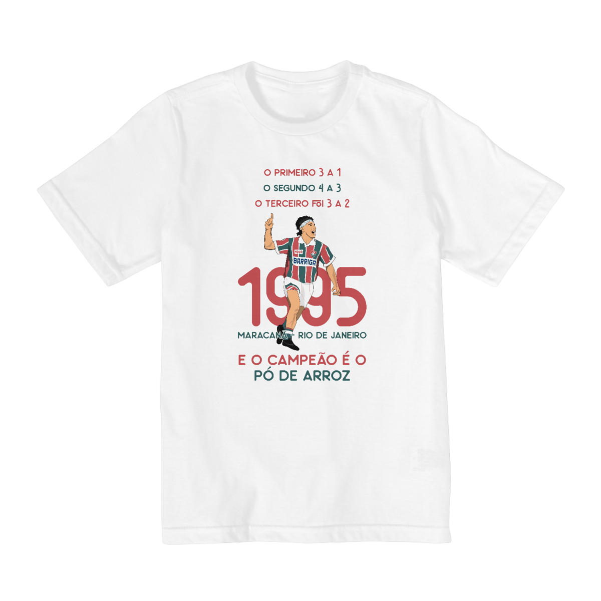 Nome do produto: Camiseta Pó de Arroz Infantil (2 a 8 anos)