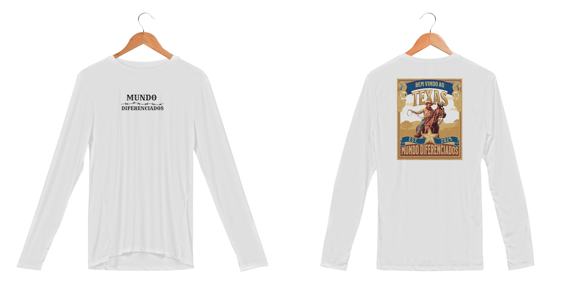 Camisa Manga Longa UV Mundo Diferenciados Welcome Texas