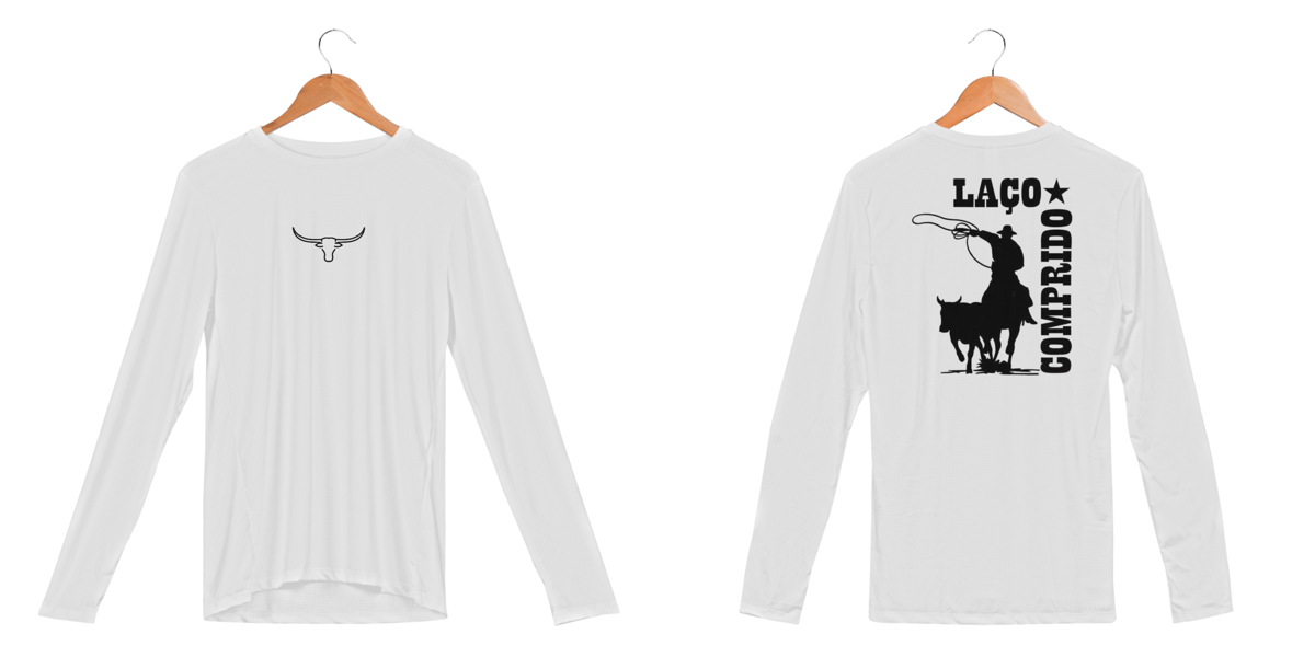Nome do produto: Camisa Manga Longa UV Mundo Diferenciados Laço Comprido
