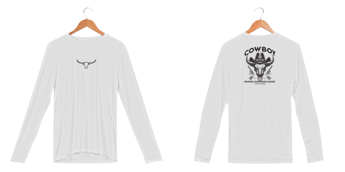 Nome do produto: Camisa Manga Longa UV Mundo Diferenciados Cowboy 