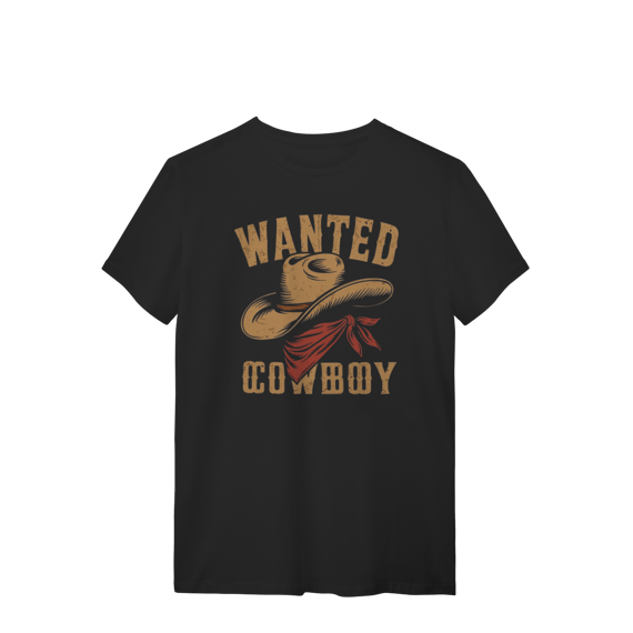 Camiseta Masculina Country MD Wanted Cowboy