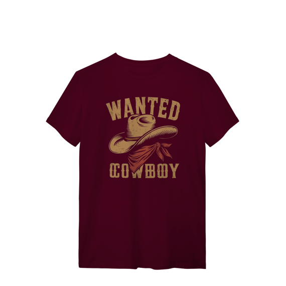 Camiseta Masculina Country MD Wanted Cowboy