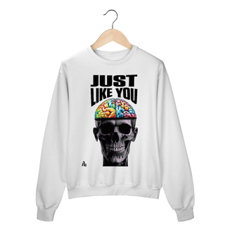 Nome do produto Just Like You - Moletom fechado