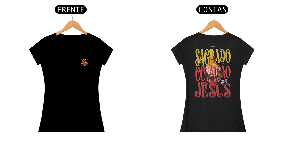 Nome do produto: Sagrado Coração de Jesus (Feminina)