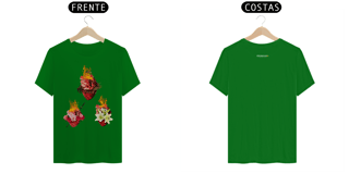 Nome do produto Camiseta Corações Santos