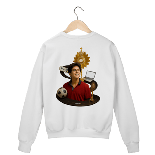 Nome do produto Carlo Acutis, o santo jovem (Moletom Prime)