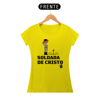 Nome do produto CAMISETA SOLDADA DE CRISTO BABY LOOK 