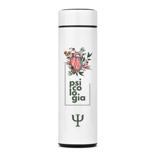 Nome do produto GARRAFA TÉRMICA PRESENTE PARA PSICÓLOGA COM SÍMBOLO DA PSICOLOGIA
