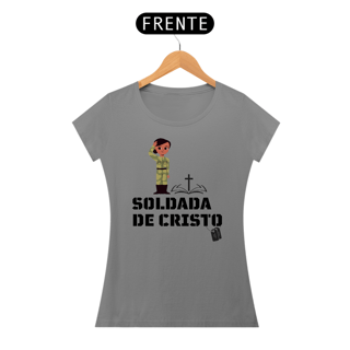 Nome do produto CAMISETA SOLDADA DE CRISTO BABY LOOK 