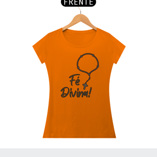 Nome do produto CAMISETA CATÓLICA FÉ DIVINA BABY LOOK