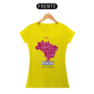Nome do produto Mapa da MINA - baby look