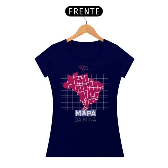 Mapa da MINA - baby look