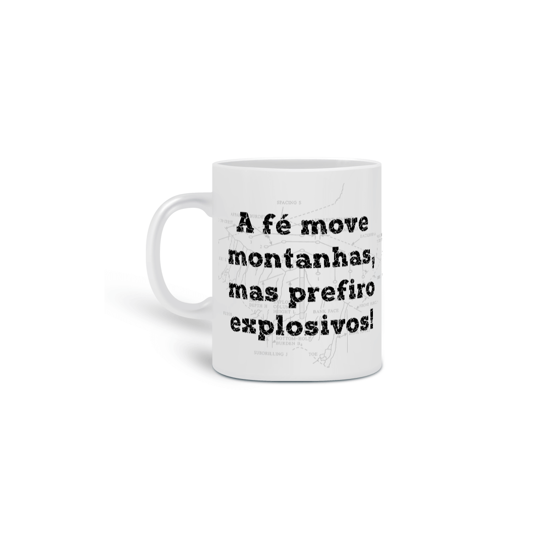 Nome do produto: Explosivos - caneca