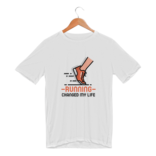 Nome do produto Camiseta - Running changed my life