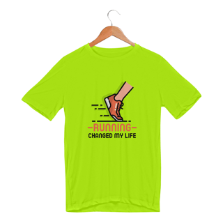 Nome do produto Camiseta - Running changed my life
