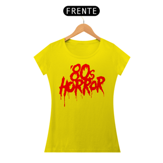 Nome do produto Camiseta Feminina 80 Horror Estampa Terror