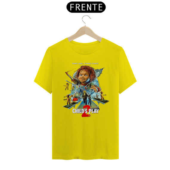Camiseta Chucky - Child`s Play (Brinquedo Assassino 2 - 1990) Estampa Terror