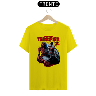 Camiseta Terrifier (Não foi o Art - amarela - Movie 2) Estampa Terror