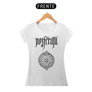 Nome do produto Camiseta Feminina Nosferatu ( Símbolo Preto ) Estampa Terror