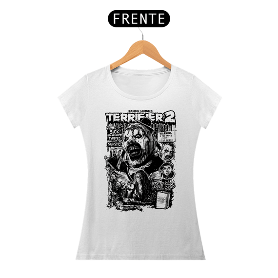 Camiseta Feminina Terrifier (Vomit Bags - Movie 2) Estampa Terror